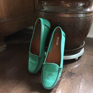Geox patent leather loafers